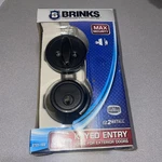 Brinks Keyed Entry Ideal For Exterior Doors Matte Black Deadbolt Max Security. Fixed Price $34.99.