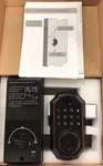 New Smart Lock Finger Print And Key Pad Deadbolt Bulist Modern Black. Fixed Price $39.99.