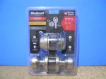 Kwikset Security Maven Keyed Entry Door Knob Deadbolt Satin Nickel Smartkey. Fixed Price $34.99.