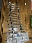 Amerock BP26203 Set Of 15 Center Bar Cabinet Pull Polished Nickel. Fixed Price $50.00.