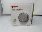 August Smart Lock Pro With Connect Wi-fi Bridge Silver. Fixed Price $69.99.