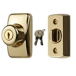 Ideal Security Model Glk Deadbolt For Storm And Screen Doors, Key Lock, Brigh.... Fixed Price $58.51.