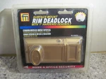 Interior Deadbolt Lock Surface Mount Rim -franklin Mfg. New!. Fixed Price $17.00.
