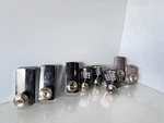 Lot Of 4 Tru-bolt Classic Satin Brass Electronic Keypad & Lock Handle Kits. Fixed Price $59.95.