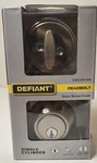 Defiant Deadbolt Single Cylinder Grade Satin Nickel Finish 1008 974 344. Fixed Price $17.50.