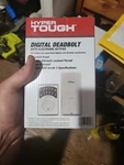 Hyper Tough Digital Deadbolt With Electronic Keypad Item 1752002 Satin Nickel. Fixed Price $55.00.
