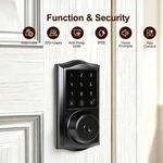 Smart Deadbolt Lock,voice Prompt, Touchscreen Keyless Door Lock,app Control. Fixed Price $46.99.
