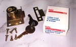 Vtg Yale Drawer Lock 5591 Brass Keyed 3 Way Cupboard Nos. Fixed Price $16.33.