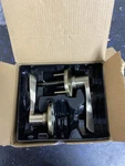 Kwikset 200BL-5 Balboa Reversible Passage Leverset Antique Brass. Fixed Price $17.93.
