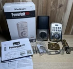 Kwikset Powerbolt 250 10-BUTTON Keypad Satin Nickel Transitional Deadbolt. Fixed Price $41.39.