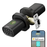 Smart Door Lock Fingerprint Keypad Homekit MK1 Black 19 X 7.5 Thorbolt Knob. Fixed Price $124.99.