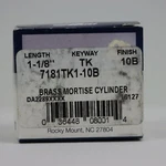 Ilco/general Lock Solid Brass Mortise Thumb Turn 1/8" Cylinder No Key New. Fixed Price $9.99.
