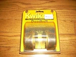 Kwikset Deadbolt Door Lock With Keys 665 Al Cp Usa Made 1 3/8 - 3/4 .. Fixed Price $14.95.