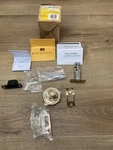 Baldwin 8231003PAT Patio One-sided Deadbolt From The Estate ,polished Brass. Fixed Price $89.99.