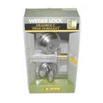 Weiser Lock Heavy Duty Satin Chrome New!. Fixed Price $89.99.