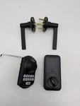 Teeho TE002L Fingerprint Door Lock With Lever Handles, Keyless - Matte Black. Fixed Price $35.96.