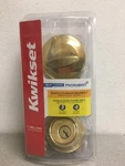 Kwikset Mobile Home Bright Brass Metal Single Cylinder Deadbolt 96600-668. Fixed Price $17.36.