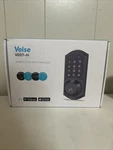 Veise Battery Operated Smart Lock With Handles Model VE07-H Black/silver. Fixed Price $24.00.