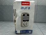 Kwikset Aura Satin Nickel Single Cylinder Electronic Keypad Smart Lock Deadbolt. Fixed Price $80.99.