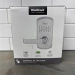 Kwikset Smartcode 955 Satin Chrome Keypad Lever Lock Smartkey. Fixed Price $120.00.