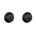 Schlage B62622 Double Cylinder Grade 1 Deadbolt From The B-series, Matte Bla. Fixed Price $88.10.