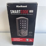 Kwikset Smartcode 915 Touchscreen Venetian Bronze Single Cylinder Deadbolt. Fixed Price $79.95.