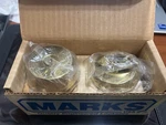 Marks Dead Bolt & Key Lock Set 130K/3-C Polished Brass With Instructions. Fixed Price $11.25.