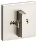 Kwikset 663SQT Satin Nickel One-sided Privacy Deadbolt Signature Series. Fixed Price $31.50.