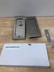 Emtek 2115US26138 Modern Privacy Pocket Door Lock, 1-3/8", Polished Chrome. Fixed Price $234.99.