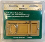 Gatehouse Single Cylinder Deadbolt Entry Lock U9956-L (new). Fixed Price $10.98.