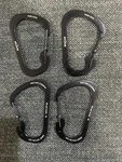 Nite Ize Slidelock Carabiner #6 Black Aluminum (4-PACK) 100 Lb Utility Clips. Fixed Price $16.99.