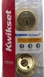Kwikset 96650-494 Polished Brass Finish Single Cylinder Deadbolt Lock (40). Fixed Price $9.56.