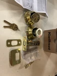 Kwikset 665-S Double Cylinder Deadbolt With Smartkey, 660 Series Polished Bras. Fixed Price $23.64.