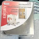 Defender Security Lock & Door Reinforcer Stainless Steel Silver 2-3/8X1-3/8 U-9. Fixed Price $8.50.