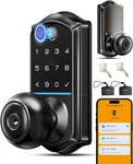 VE018 Smart Knob Handle Lock - Fingerprint, App Control, Keyless Entry For Front. Fixed Price $122.99.