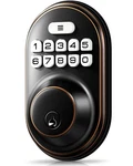 Veise Keyless Entry Door Lock, Electronic Keypad Deadbolt, Auto - Bronze. Fixed Price $53.00.