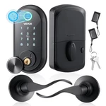 Vevor Fingerprint Door Lock Set Electronic Biometric Deadbolt Handle Touchscreen. Fixed Price $70.99.