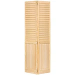 Kimberly Bay Closet Door, Bifold, Louver Panel Plantation 24X80. Fixed Price $176.74.