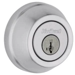 Kwikset Gatelatch Deadbolt Lock, Satin Chrome Round Keyed On Exterior And Int.... Fixed Price $99.67.