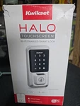 Kwikset Halo Touchscreen Wi-fi Enabled Smart Lock Satin Nickel. Fixed Price $74.95.