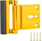 Amazonbasics Door Reinforcement Lock 1-PACK, Polished Brass. Fixed Price $8.50.