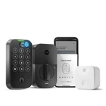 Yale Assure Lock Touch Deadbolt YRD420-F-CB1-BSP Wi Fi Black Suede. Fixed Price $439.99.