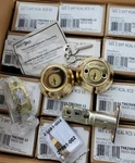 Kwikset 3 Smt Rcal Rcs V1 Double Cylinder Deadbolt Polished Brass 96659-008. Fixed Price $26.99.