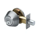 Deadbolt Master Lock DS0615KAS Satin Nickel Single Cylinder. Fixed Price $24.49.