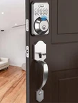 Zowill DK02A Keyless Entry Door Lock With Handle, Keypad Deadbolt Front. Fixed Price $49.95.