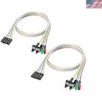 Braided 3-PACK Atx Power On/off Reset Switch Cables With Dual Leds, 27-INCH. Fixed Price $9.67.