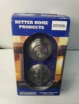 Better Home Single Cylinder Deadbolt Door Lock Satin Nickel.. Fixed Price $20.99.