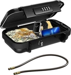 Amir Portable Safe Box, Combination Security Case Lockbox With Code, Black. Fixed Price $43.15.