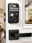 Zowill Keyless Entry Door Lock W/ 2 Lever Handles Digital Deadbolt DK01-L. Fixed Price $49.99.