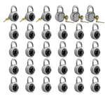 Duotyga Combination Padlock With Key, 30 Pack 12 Keyed Alike Matching Co.... Fixed Price $292.39.